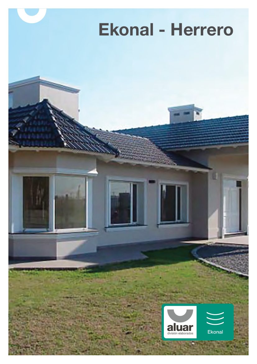 Vivienda con aberturas de la línea Ekonal-Herrero