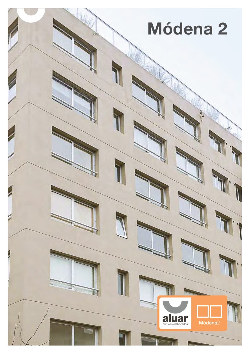 Edificio con aberturas de la línea Módena 2